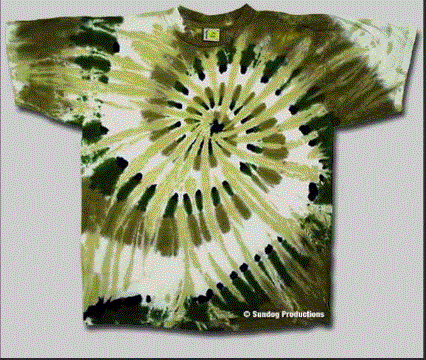 Sundog - Swirl Western Sage Tie Dye T-Shirt