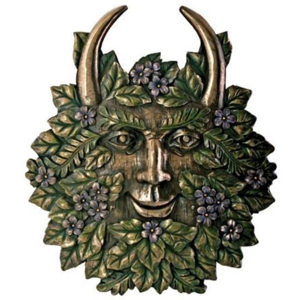 Greenman Wall Plaque Y7805 - Spring