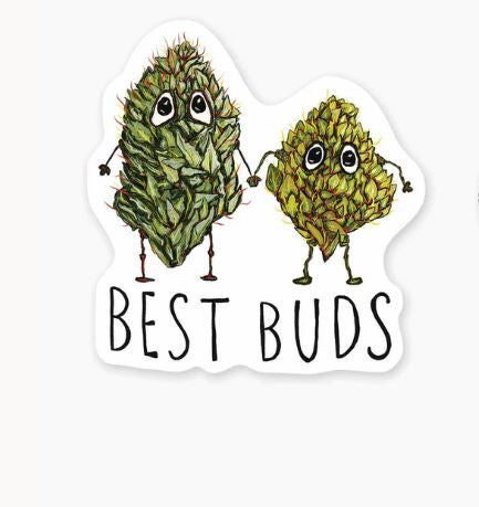 Best Buds Art Sticker