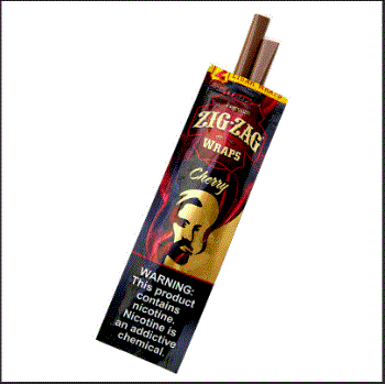 Zig Zag Tobacco Wraps 2pk - Cherry