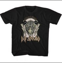 Def Leppard Lightning Bolts Lets Get Rocked Toddler T-Shirt