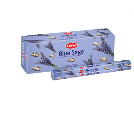 HEM Hex Incense Blue Sage 20g