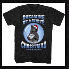 Cocaine Bear "Dreaming of a White Christmas" T-Shirt