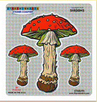 Shrooms Sticker Set STA395