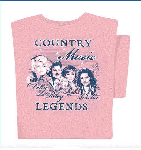 Ladies of Country Music Legends Pink T-Shirt