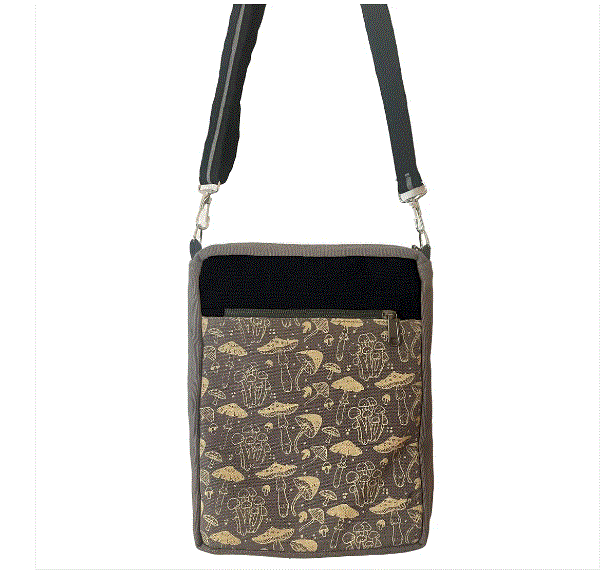 Yak & Yeti - Mushrooms Crossbody Bag B1077