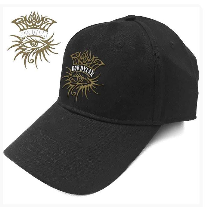 Bob Dylan Unisex Baseball Cap: Eye Icon (Black)