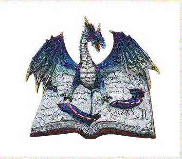 GSC - Blue Book of Dragon Statue 71992