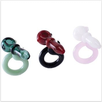 Mini 2" Ring Glass Hand Pipe