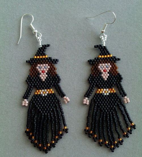 The Good Witch Beaded Earrings