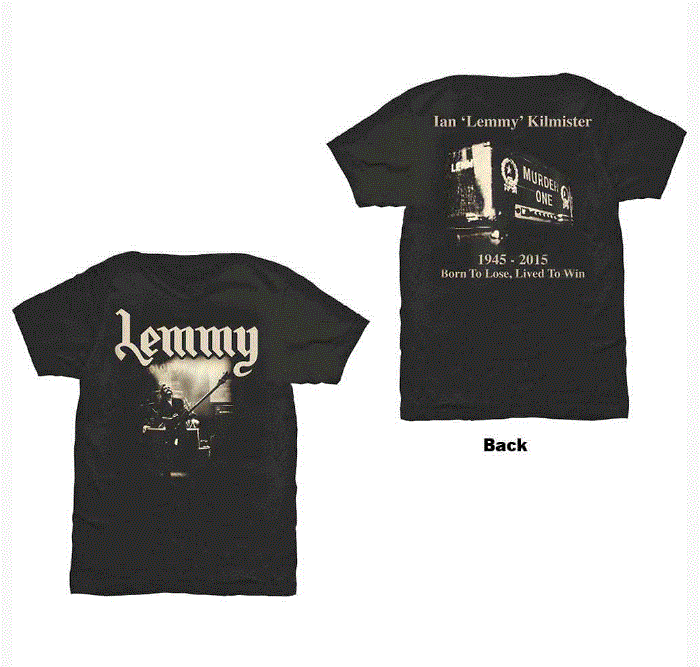 Rock Off - Lemmy 'Lived to Win' Unisex T-Shirt