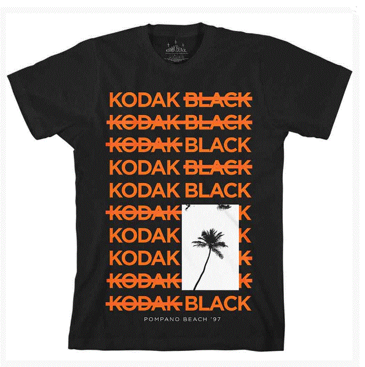 Rock Off - Kodak Black 'Palm' Unisex Fit T-Shirt