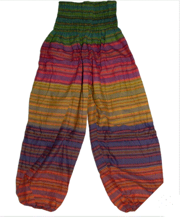 Magic Touch - Seersucker Stripe Tie Dye Pajama Pants
