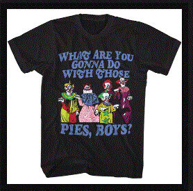 Killer Klowns "Pies" Black T-Shirt