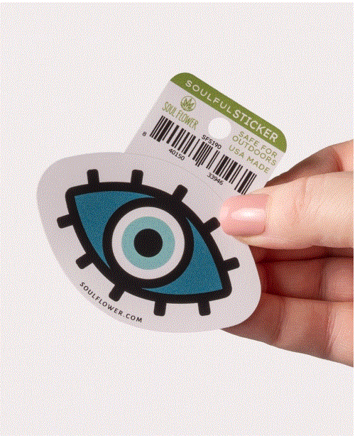 Soul Flower - Evil Eye Sticker