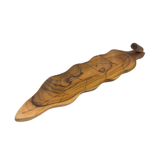 Incense Stick Burner - Teak Root Leaf