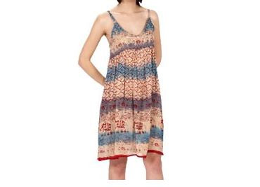 Crinkle Rayon Sheer Dress 1815