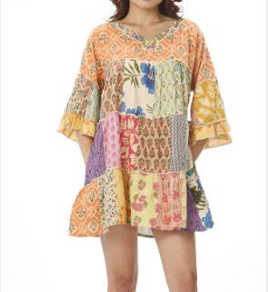 Cotton Patchwork Tunic 4711