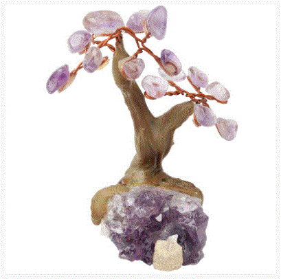 Benjamin - Amethyst Single Petal Tree