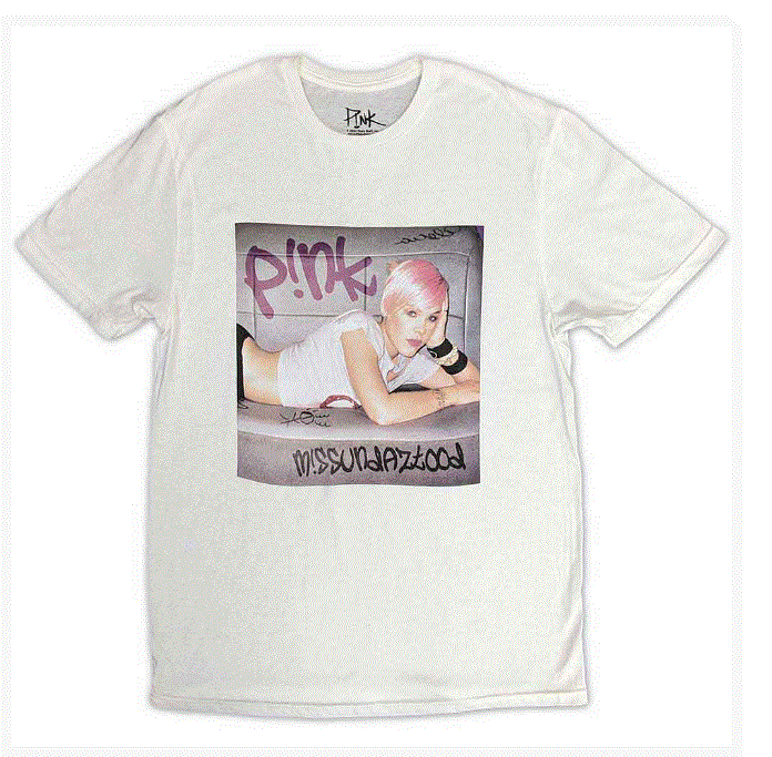 Pink Unisex T-Shirt - Missundaztood (White)