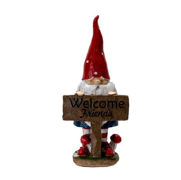 Gnome Welcome Friends Statue 16286