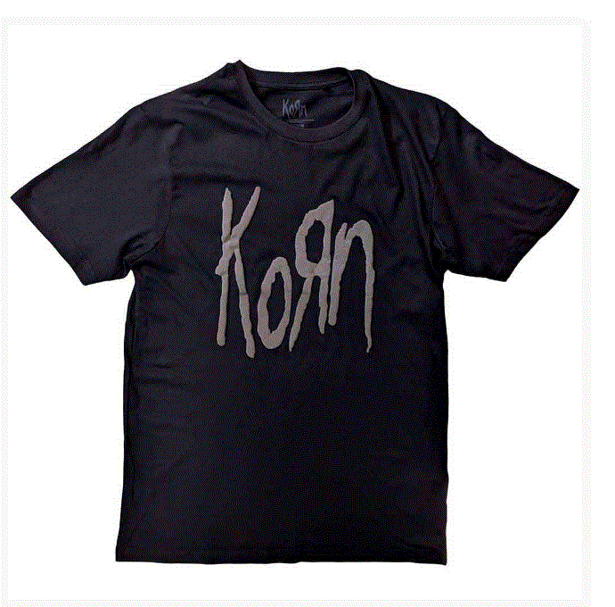 Rock Off - Korn 'Logo' Unisex Hi-Build T-Shirt