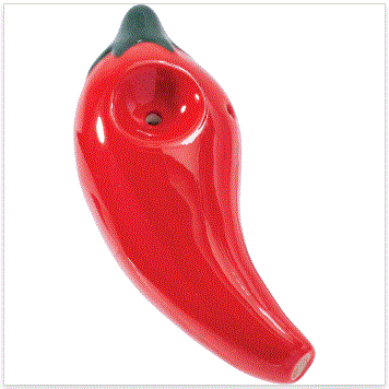 Wacky Bowlz - 3.5" Ceramic Chili Pepper Pipe