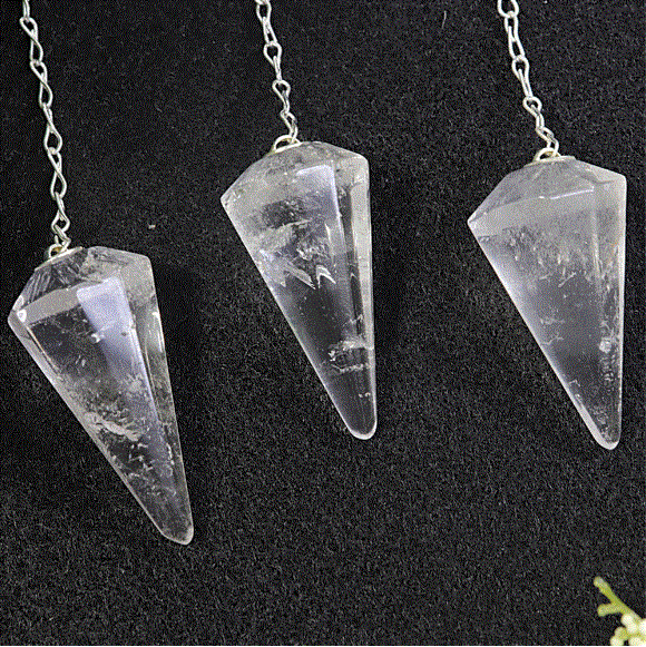 Nature's Artifacts – Clear Quartz Pendulum