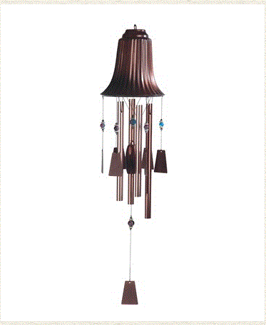 Bronze Bell Contemporary Wind Chime 99403