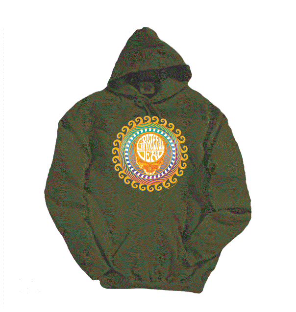 Grateful Dead Orange Sunshine Hoodie