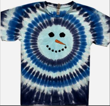 Sundog - Snowman Face Tie Dye T-Shirt