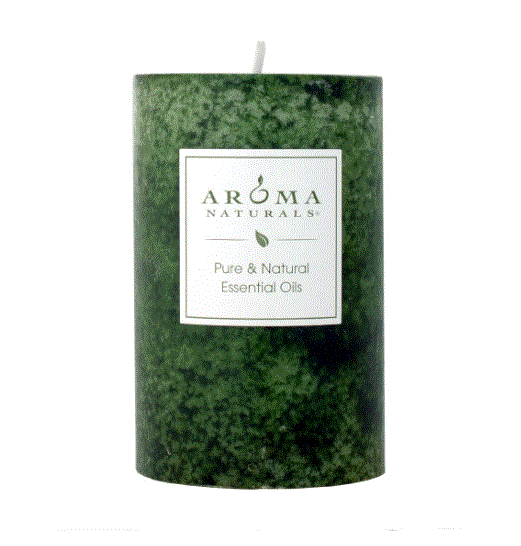 Aroma - 2.5x4 Naturally Blended Pillar - Evergreen