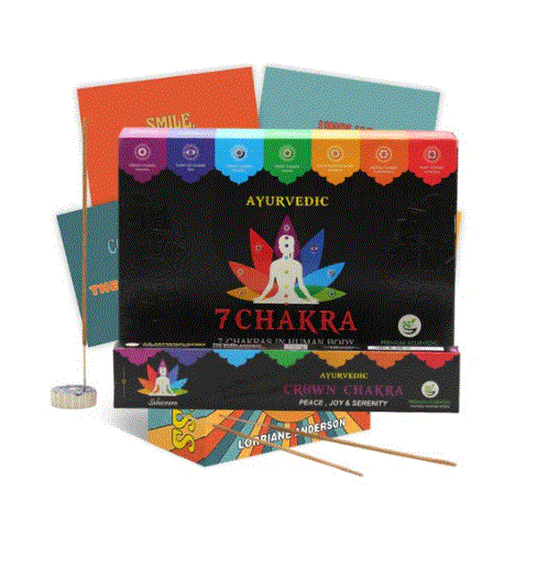 Ayurvedic - 7 Chakra Incense Sticks 15grm