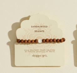 Sandalwood Mala Meditation Bracelet 8mm