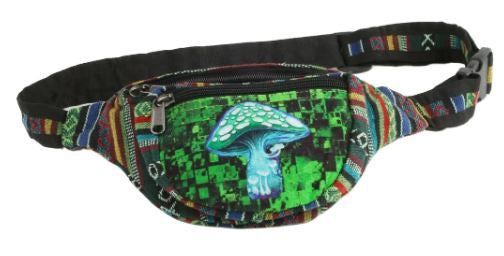 Big Alice Mushroom 3 Zip Fanny Pack HF-140