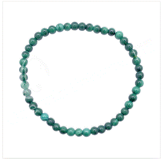 Oceanic - Real Malachite Beaded Bracelet