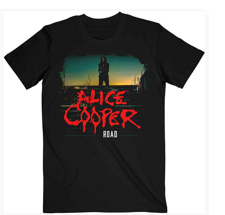 Rock Off - Alice Cooper 'Back Road' Unisex T-Shirt