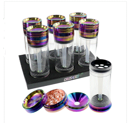 AK - CRUSHER 62mm Metal Grinder w/ Ashtray