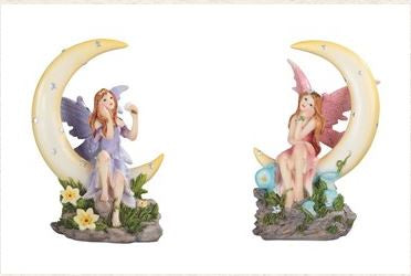 Fairy on Moon Statue 92140