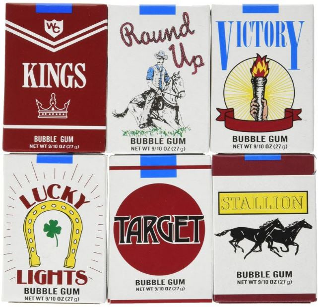 Worlds Bubble Gum Cigarettes - Assorted