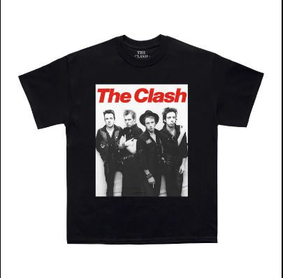 The Clash B&W Group Photo T-Shirt