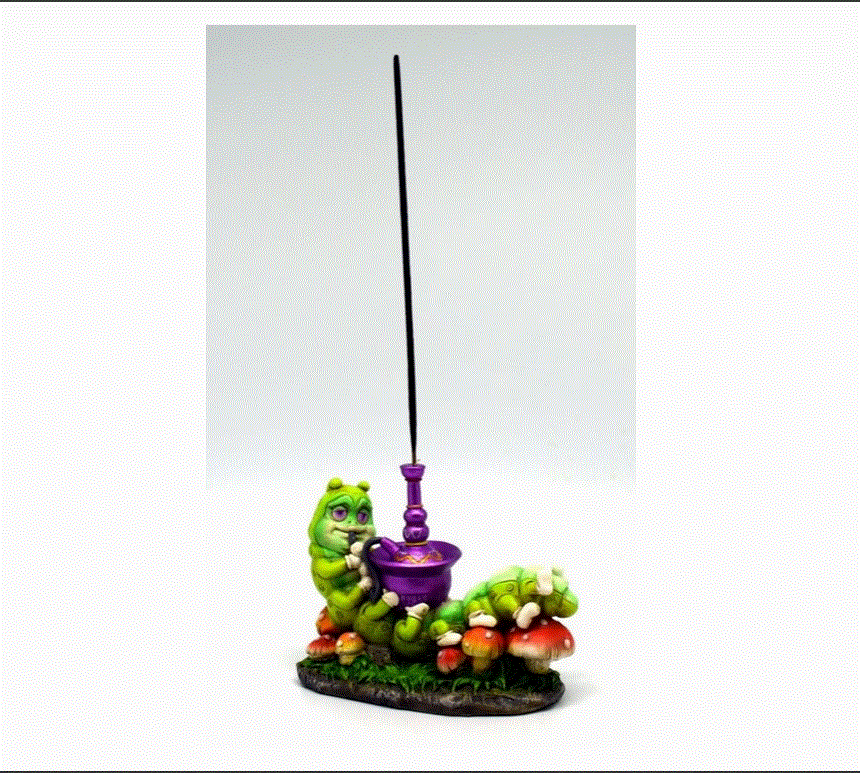 Fantasy Gifts - Caterpillar Stand Upright Incense Burner