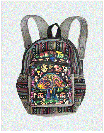 Kathmandu Imports - Multicolor Mushroom Tree Backpack