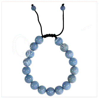 Oceanic - Angelite Adjustable Beaded Bracelet