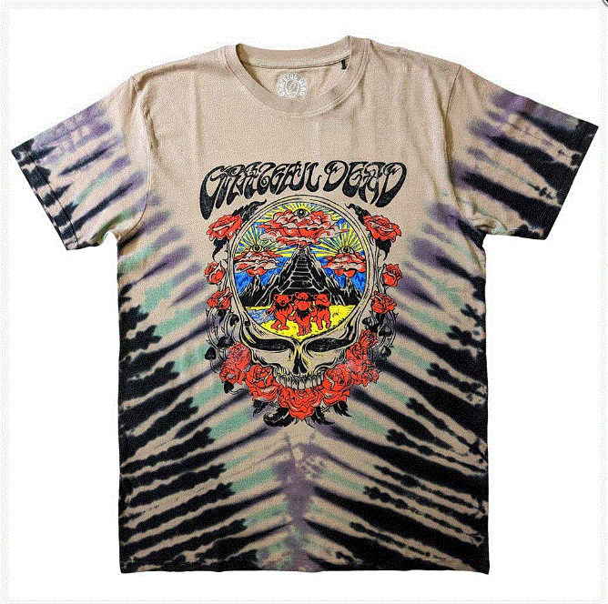 Grateful Dead Unisex T-Shirt - Eye Clouds (Wash Collection)