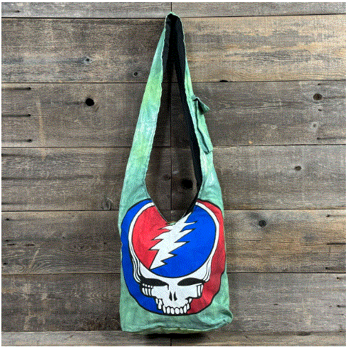 Cotton Shoulder Tote Bag w/SYF Print Outline Print