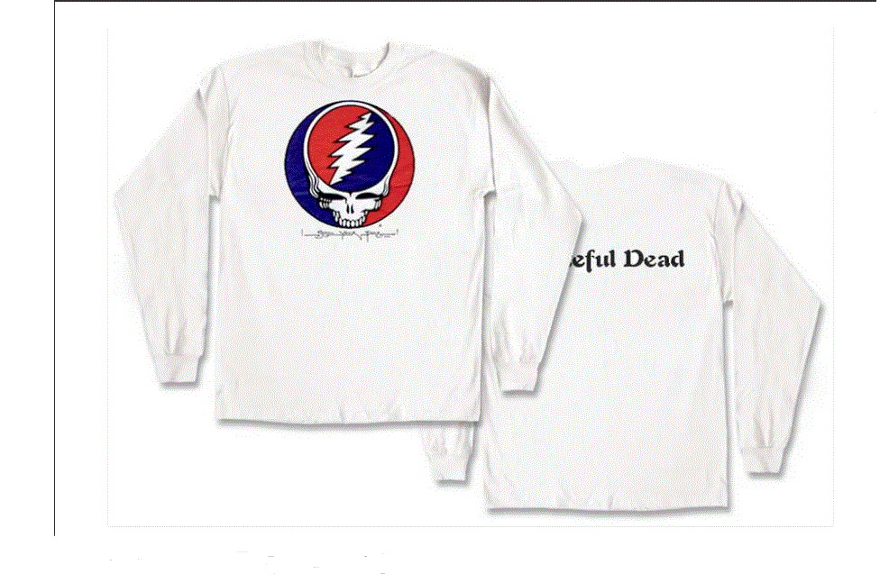 Sundog - Grateful Dead SYF White L-Sleeve Shirt