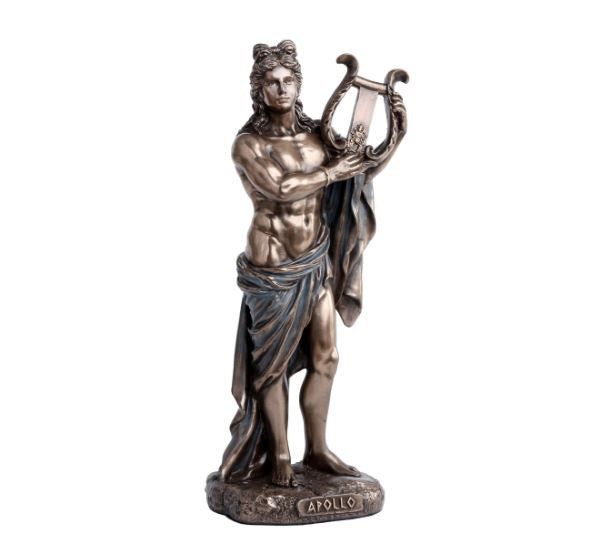 Apollo Greek God Playing Lyre Statue 78100