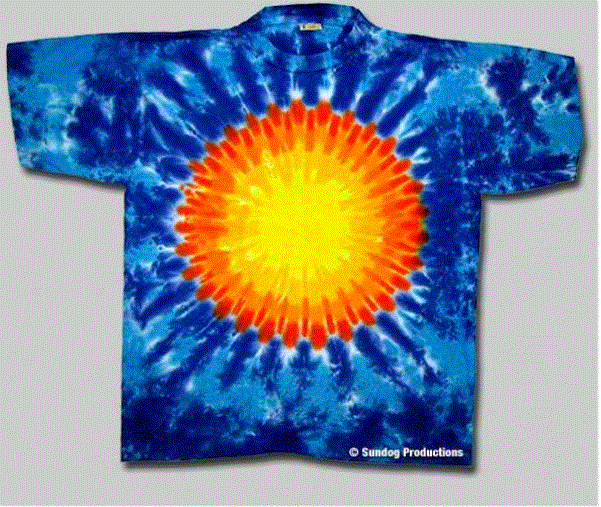 Sundog - Rainbow Sun Tie Dye T-Shirt