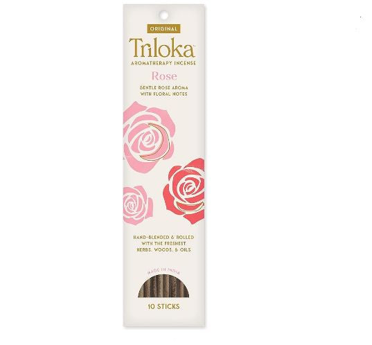 Triloka - Rose Premium Incense 10ct.